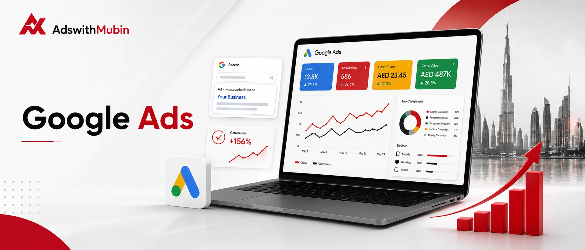 Google Ads campaign - Google Ads Freelancer in Dubai