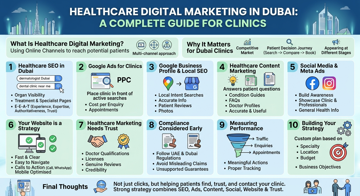 Healthcare digital marketing in Dubai for clinics