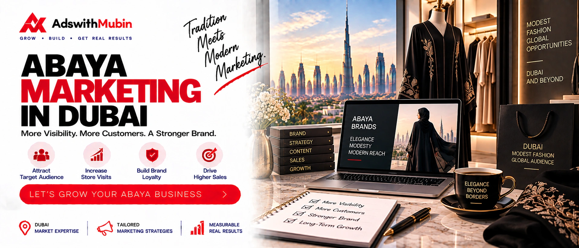 abaya marketing in dubai