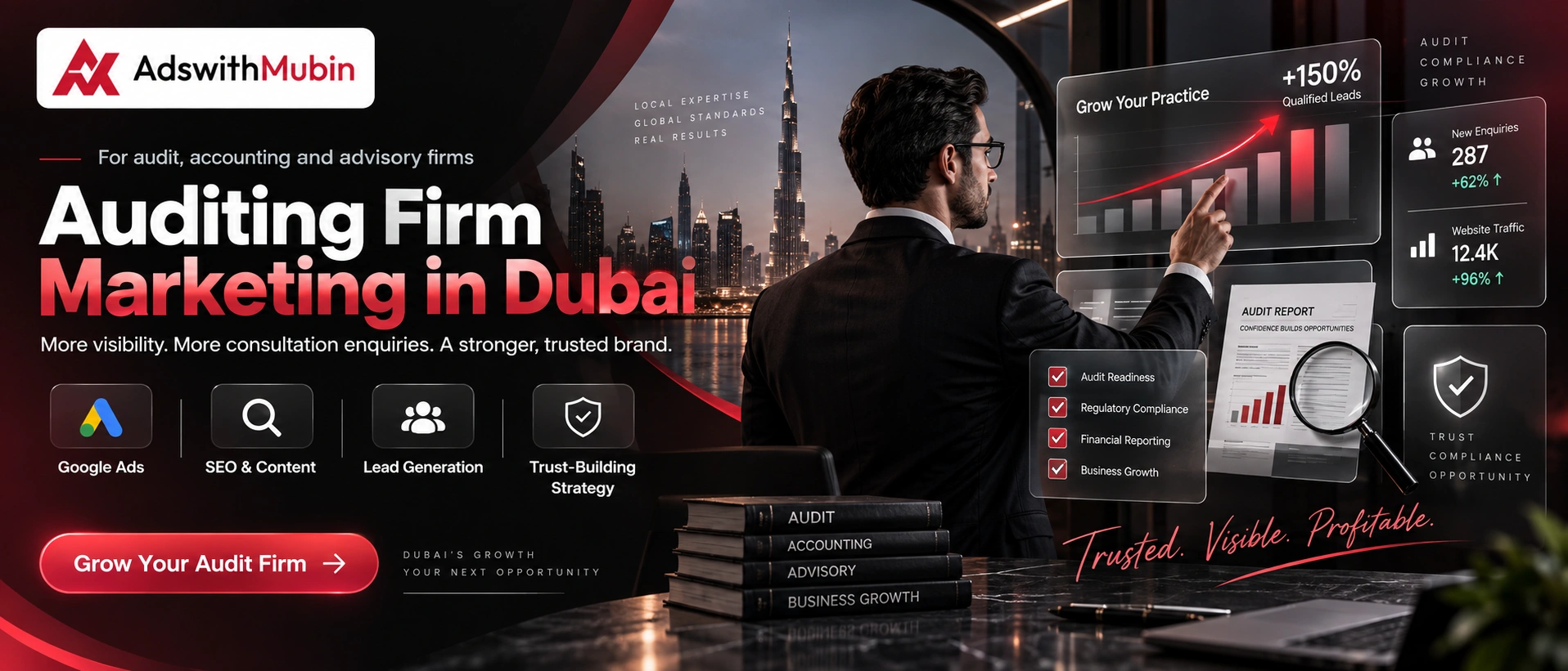 Auditing firm marketing in Dubai