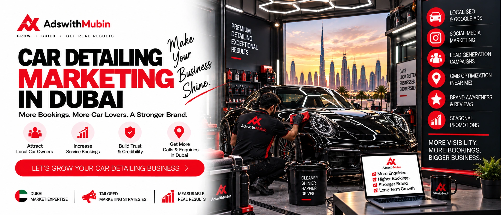 car detailing marketing in dubai