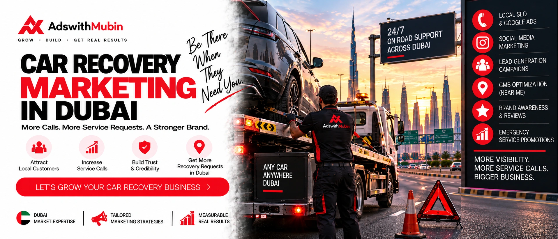car recovery marketing in dubai