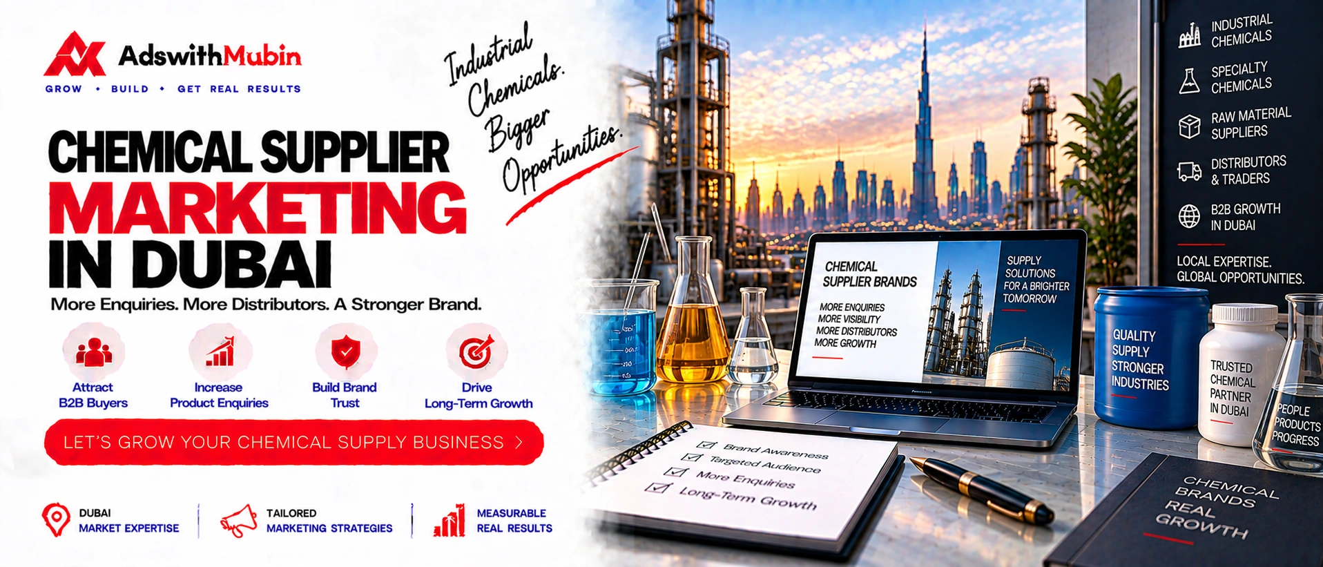 chemical supplier marketing in dubai