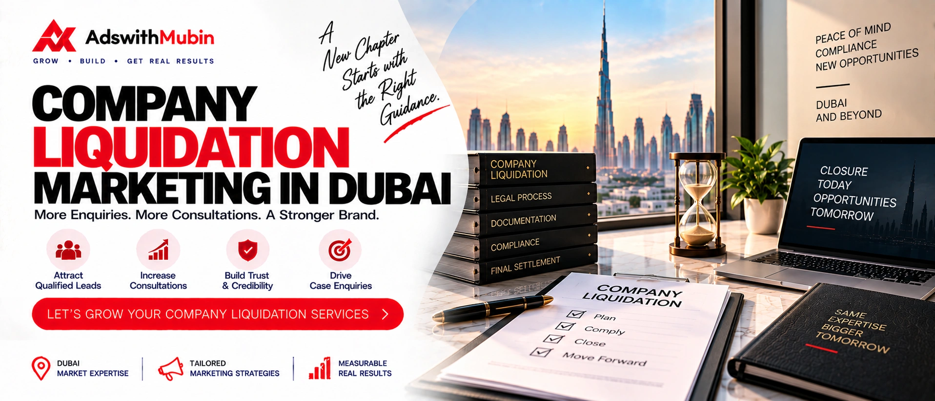 Company Liquidationg marketing in Dubai