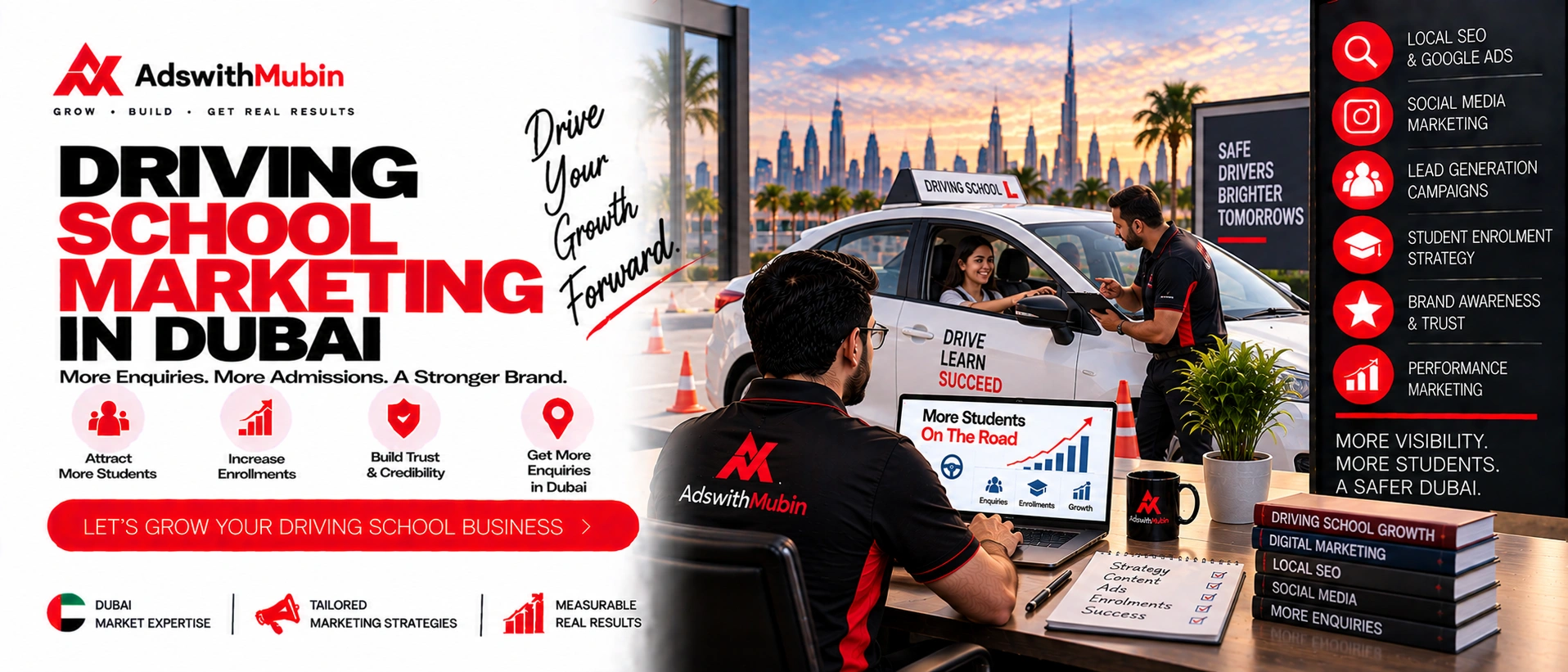 driving school marketing in dubai