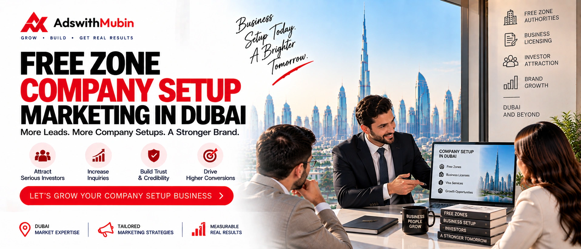 free zone company setup marketing in dubai