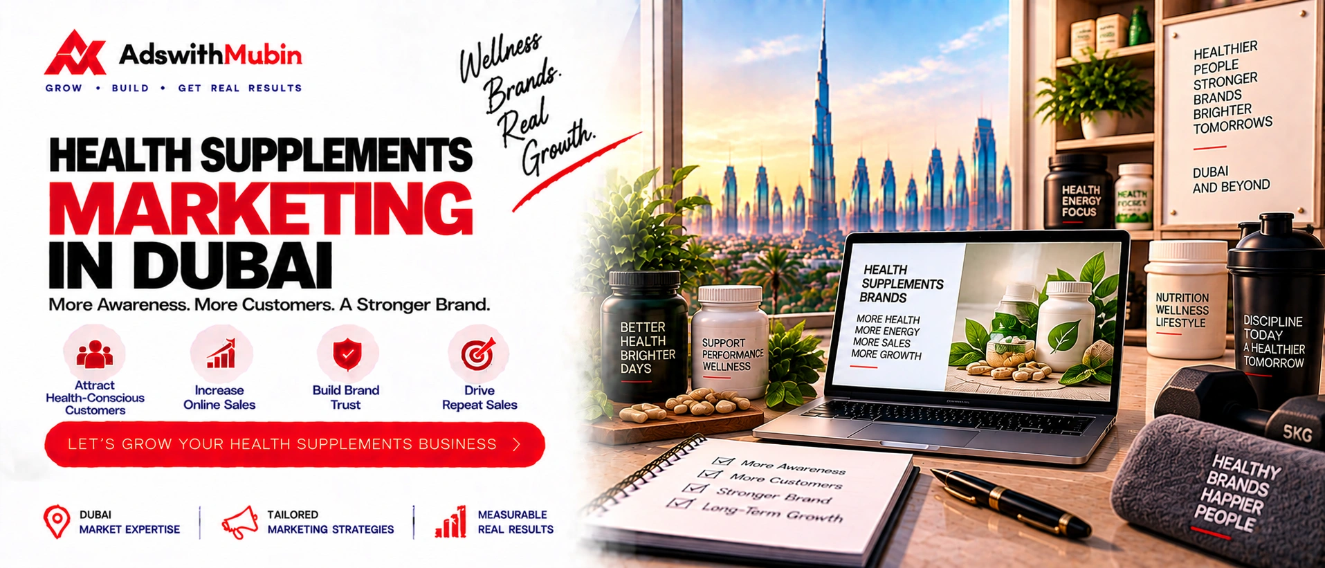 health supplements marketing in dubai