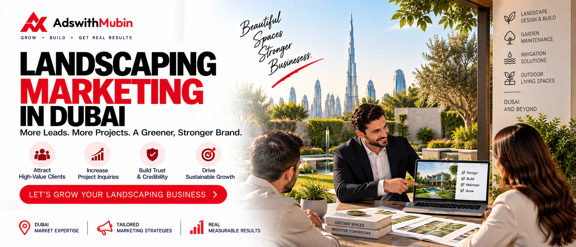 landscaping marketing in dubai