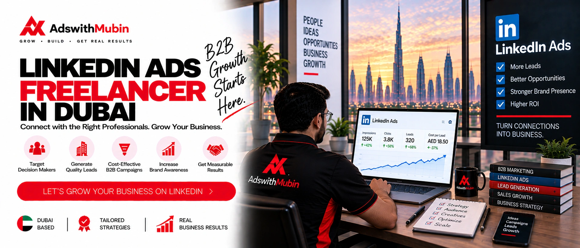 linkedin ads freelancer in dubai