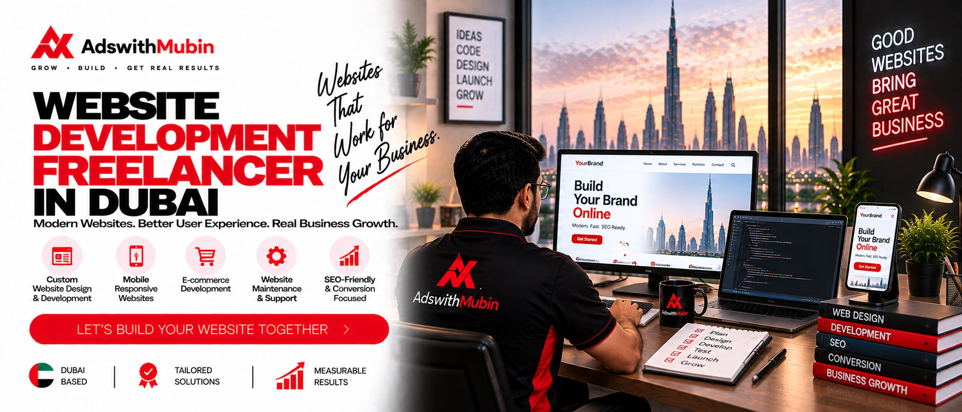 website development freelancer in dubai