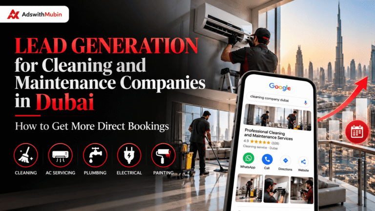 Lead generation for cleaning and maintenance companies in Dubai