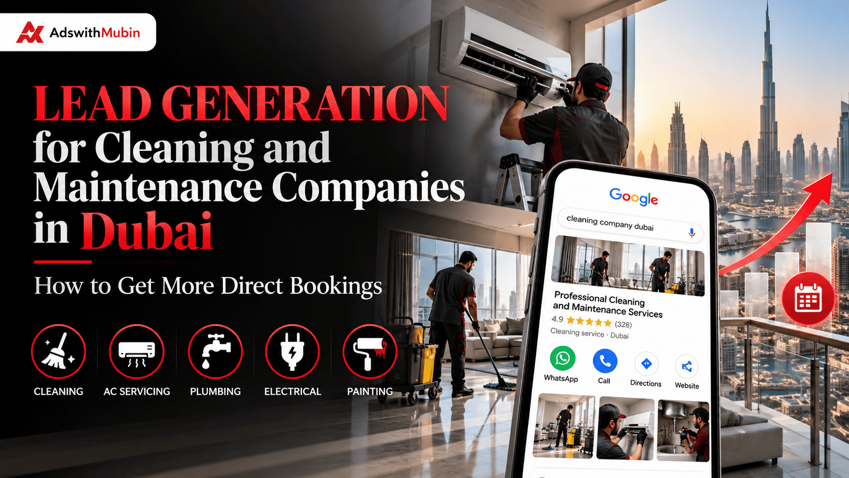 Lead generation for cleaning and maintenance companies in Dubai
